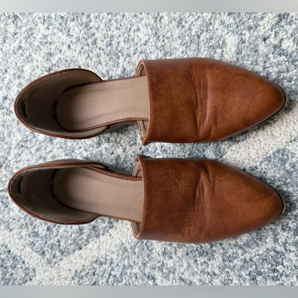Elegant Brown Women's Slip-On Shoes